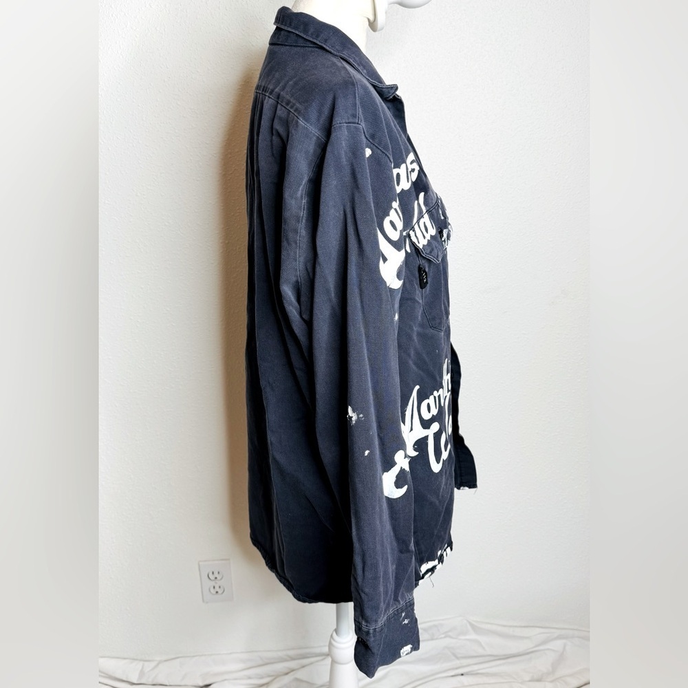 Unisex Martha's World Black & White Graphic Jacket | Medium - Picture 4 of 8